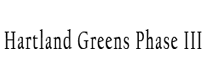 Hartland Greens Phase 3 Logo
