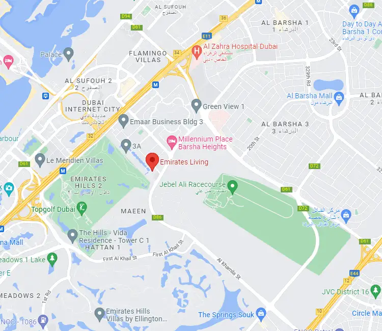 Emirates Living Location