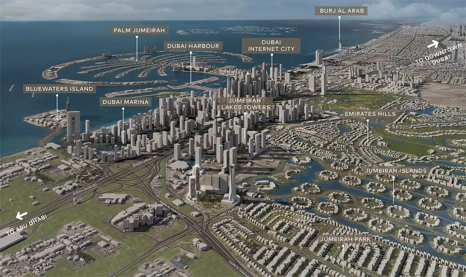 Uptown Dubai Location
