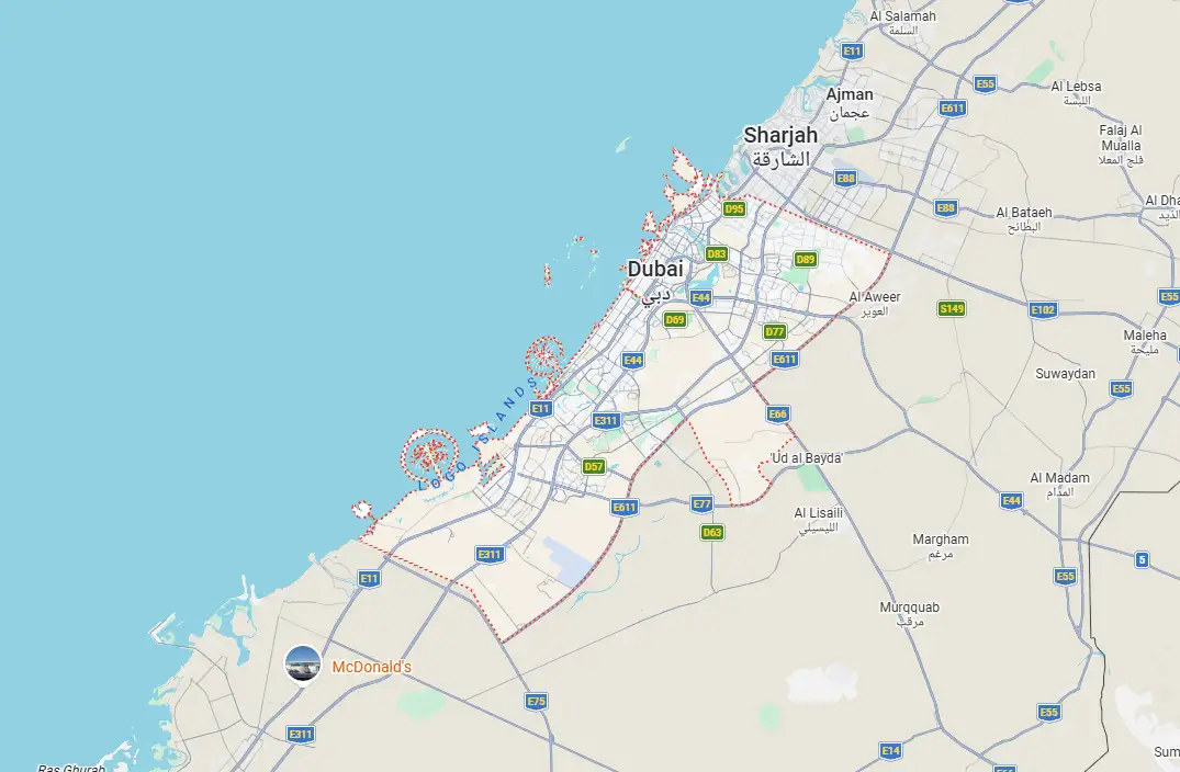Dubai Location