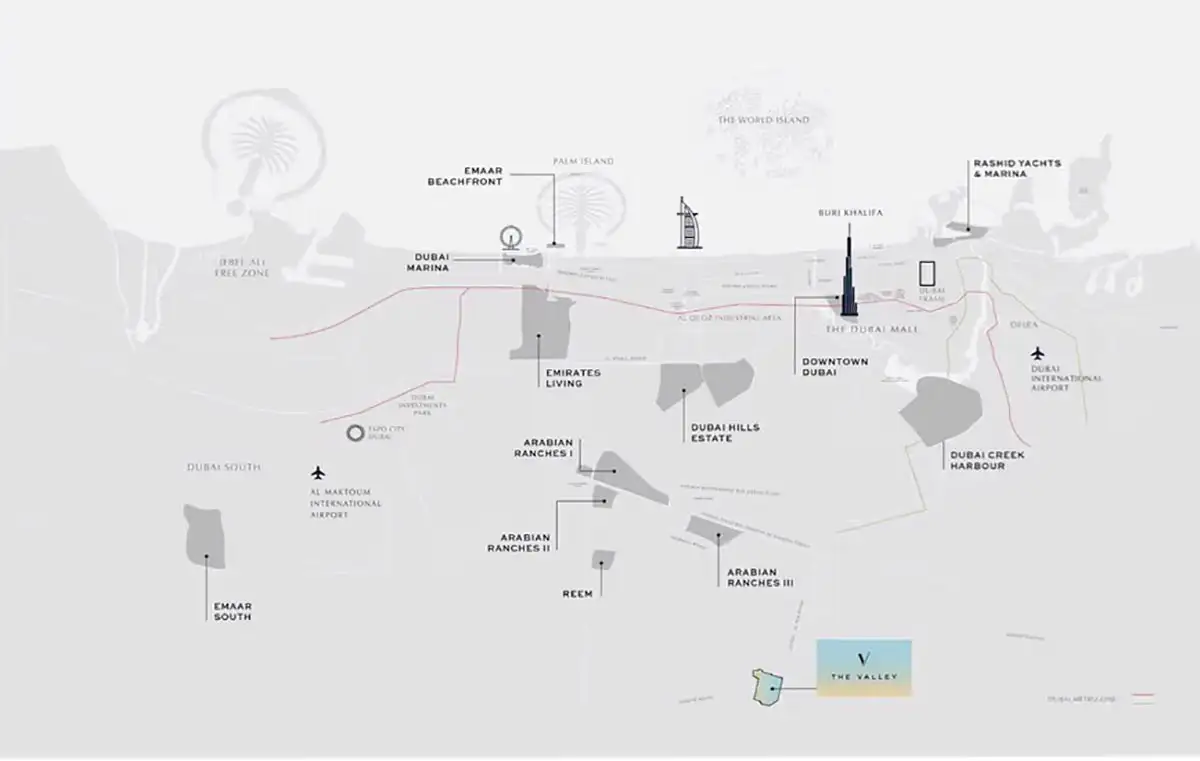 The Valley 2 Location