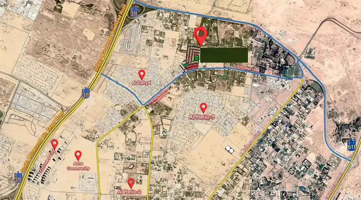 Al Zahya Location