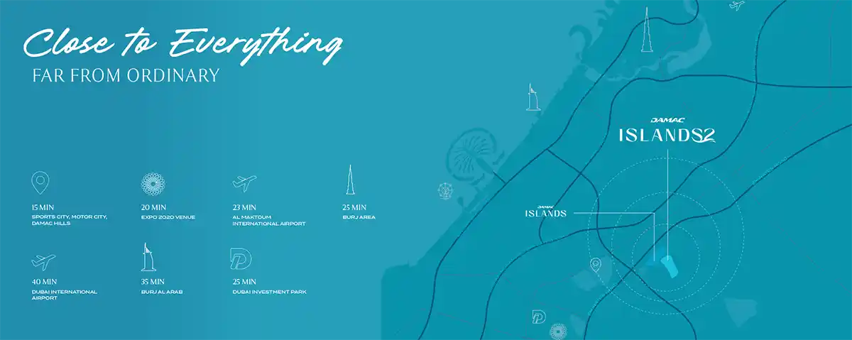 Damac Islands Phase 2 Location
