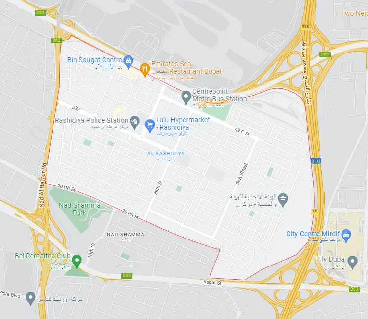 Al Rashidiya Location