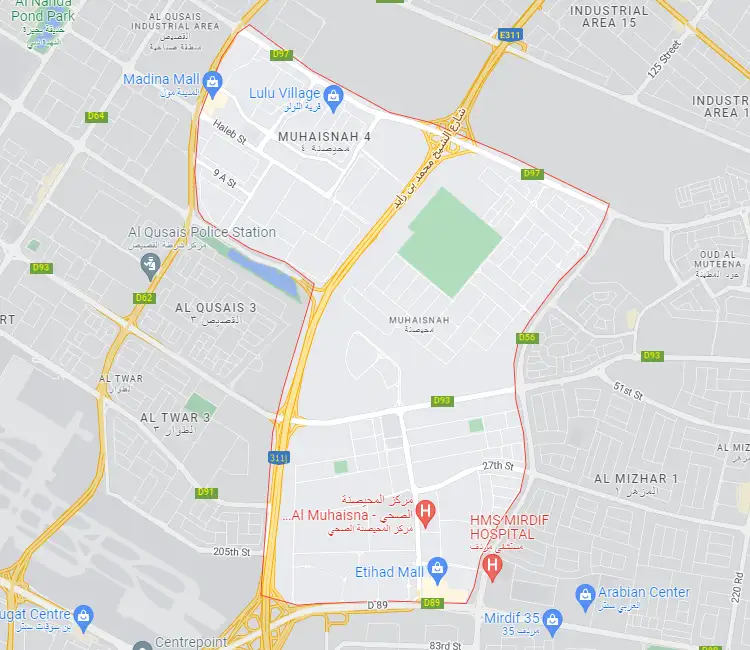 Muhaisnah Location